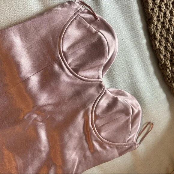 Pink Zara Corset Bodysuit - Picture 2 of 4